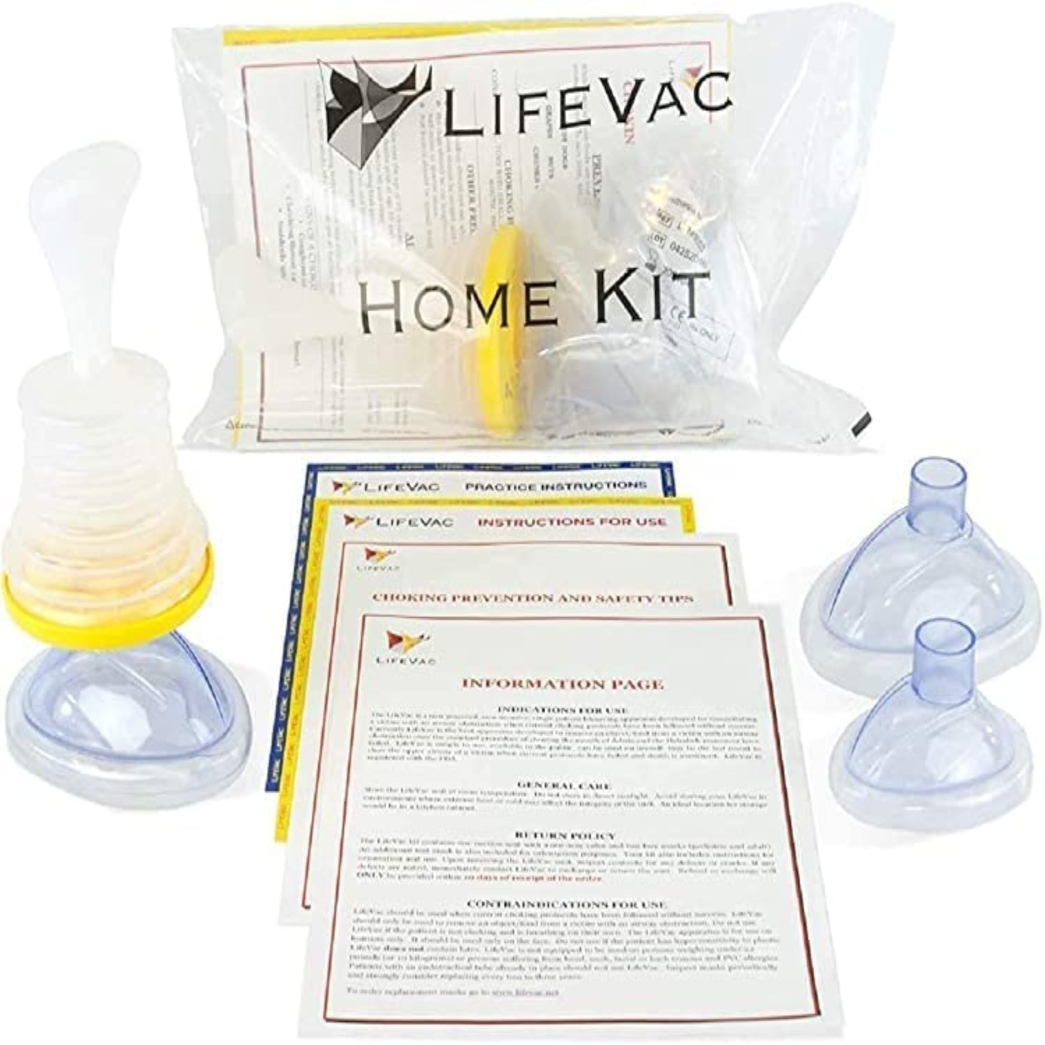 LifeVac - Portable Choking Rescue Device Home Kit for Adult and Childr ...