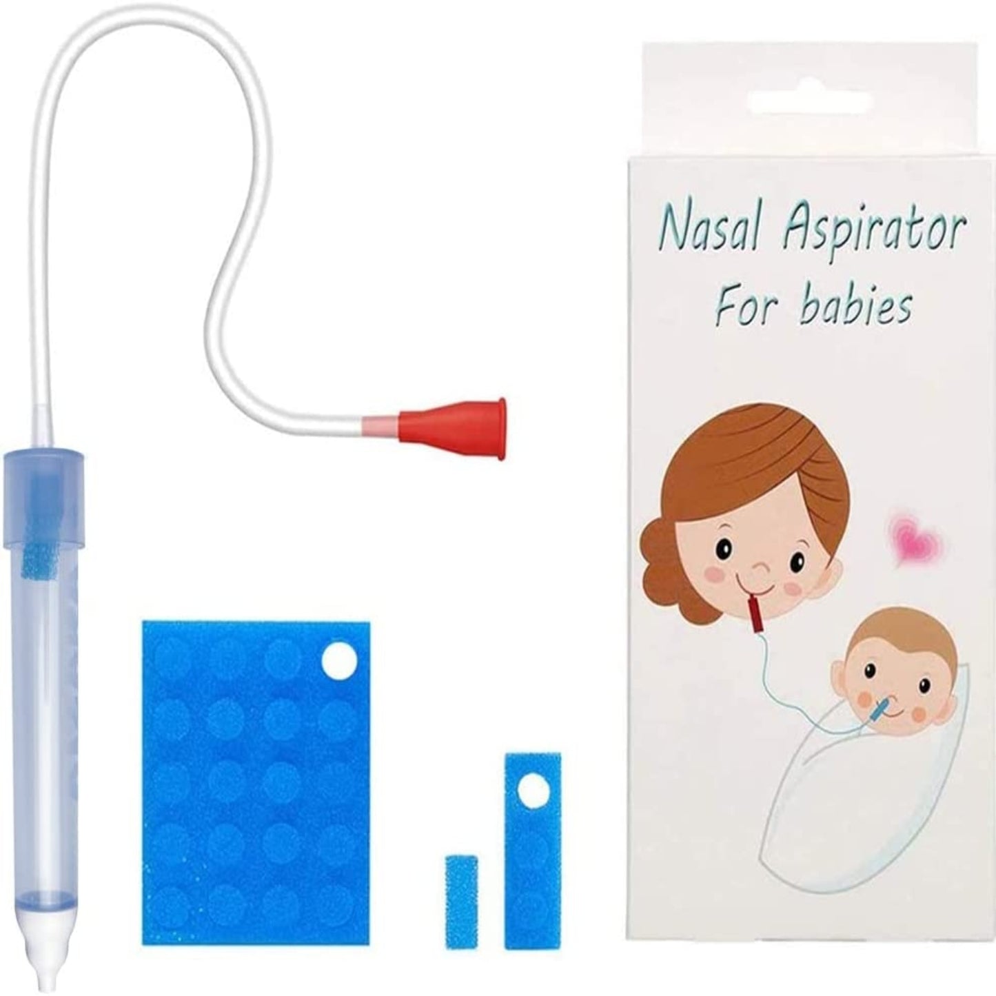 Baby Nasal Aspirator the Mucus sucker with 24 Extra Hygiene Filters